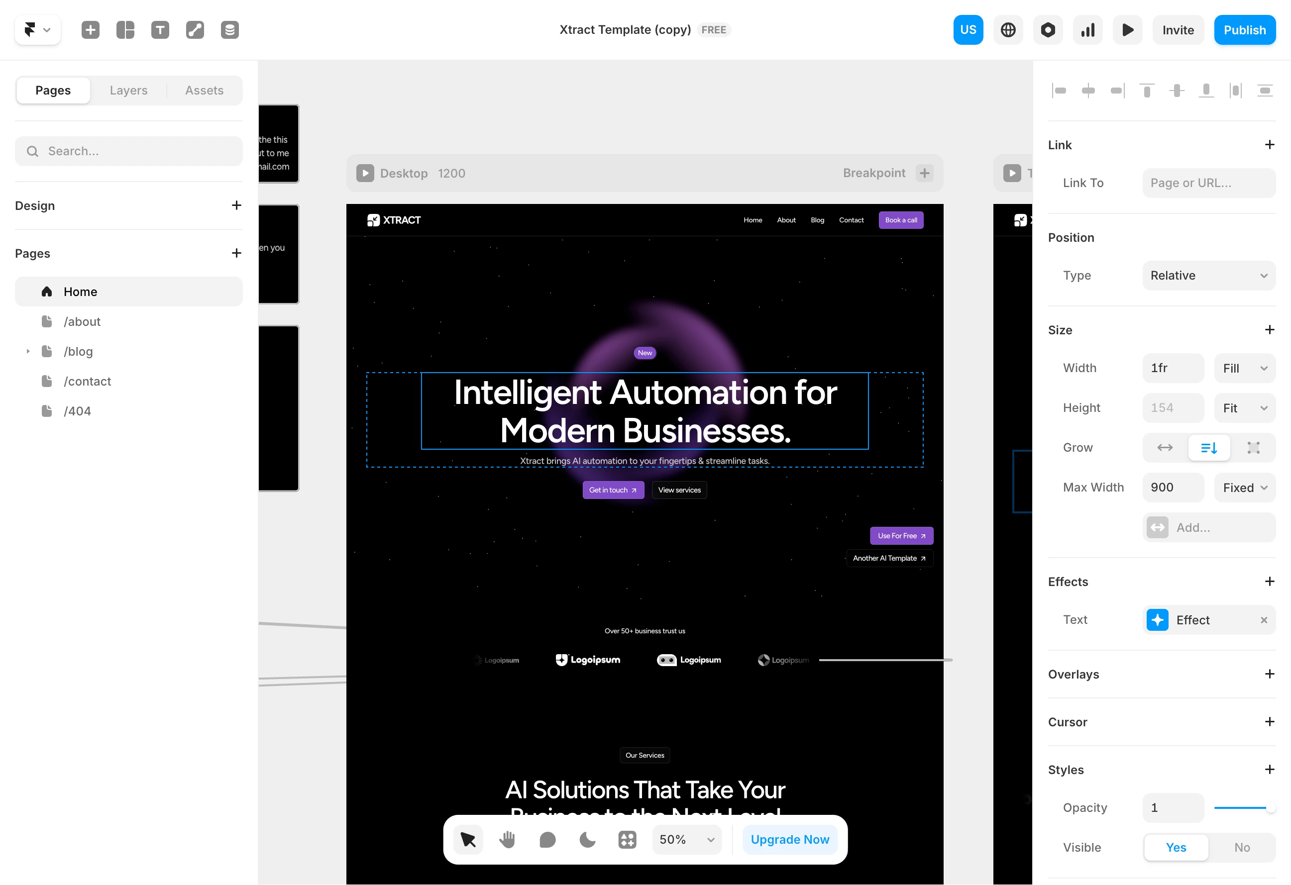 Framer: Canvas Editor